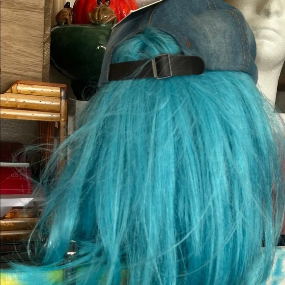 Queen Denim Cap with Pearl Accents - Picture 2 of 3